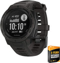 Garmin Aktivitätstracker, Instinct - wasserdichte GPS-Smartwatch mit Sport-/Fitnessfunktionen. Herzfrequenzmessung am Handgelenk