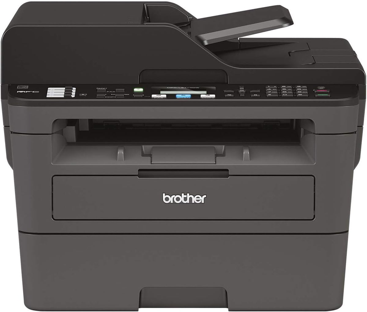 Brother Laser, MFC-L2710DW Kompaktes 4-in-1 S/W-Multifunktionsgerät (30 Seiten/Min., Drucken, Scannen, A4, echte 1.200x1.200 dpi