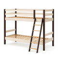 Etagenbett aus Holz mit Leiter 200x90 cm