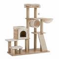 Katzen Kletterbaum Holz mit Sisal 150 cm