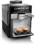 Siemens Kaffeevollautomat, EQ6 plus s700, Milchsystem, 12 Getränke, Keramikmahlwerk, großes Touchdisplay, Edelstahl, TE657503DE