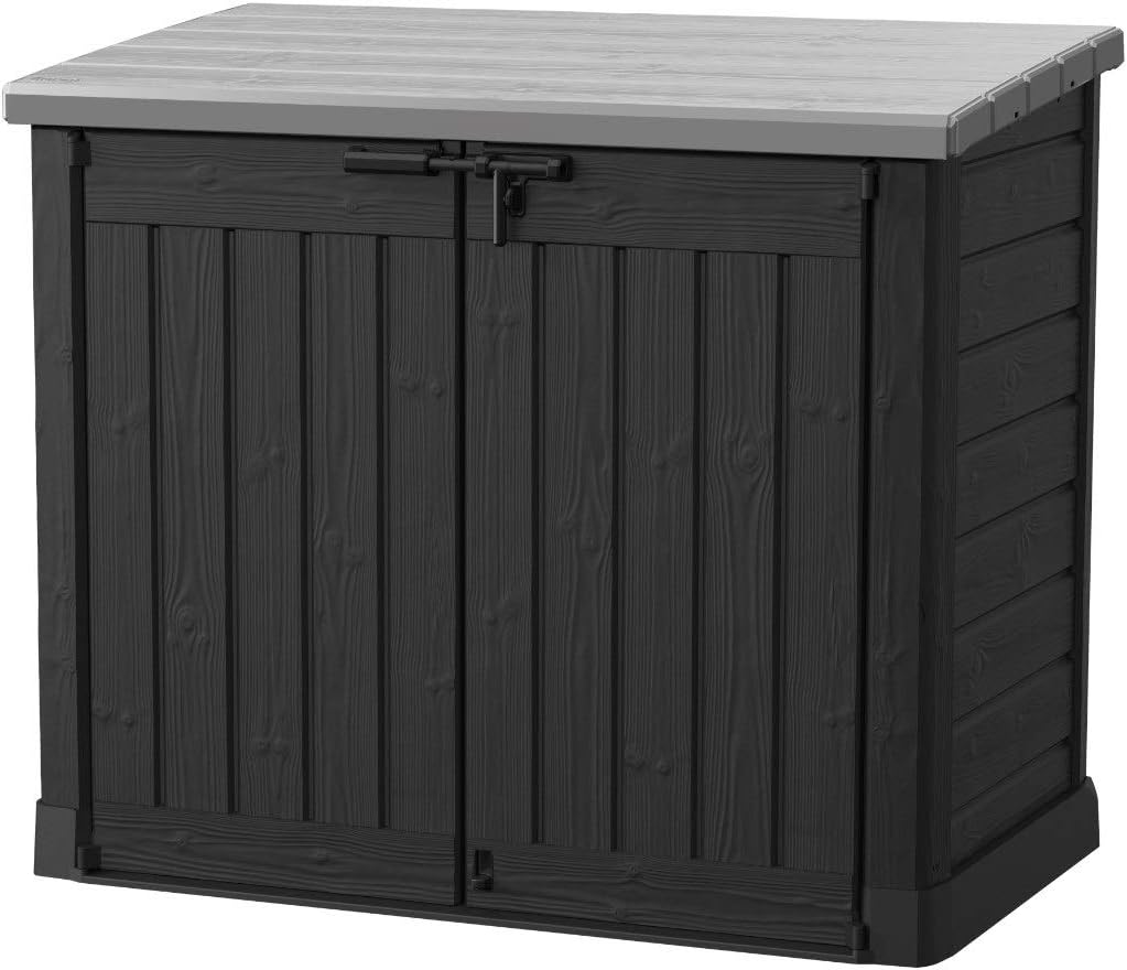 Keter Mülltonnenbox,   17199416 Mülltonnenbox Store it Out Max, Schwarz