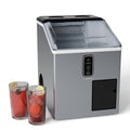 Klarstein Eiswürfelmaschine, Edelstahl, 15 kg/24 h, Kugel & Shaved Ice, 8 L Wassertank, LCD-Display, Kompakt, Eiswürfelbereiter für Partys/Events