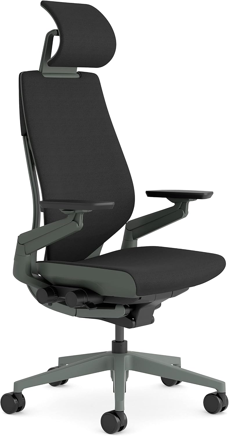 Bürostuhl Ergonomischer, Gesture, Kopfstütze, Onyx, Steelcase