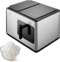 MEDION Eiswürfelmaschine, (Nugget Eiswürfel, Crushed Ice, für Getränke & Cocktails, 2 Liter Tank, bis zu 15kg Eiswürfel