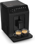KRUPS EA897B Evidence Kaffeevollautomat, automatische Espresso & Cappuccino-Funktion, Quattro Force Technologie, One-Touch Tassen mit Milch