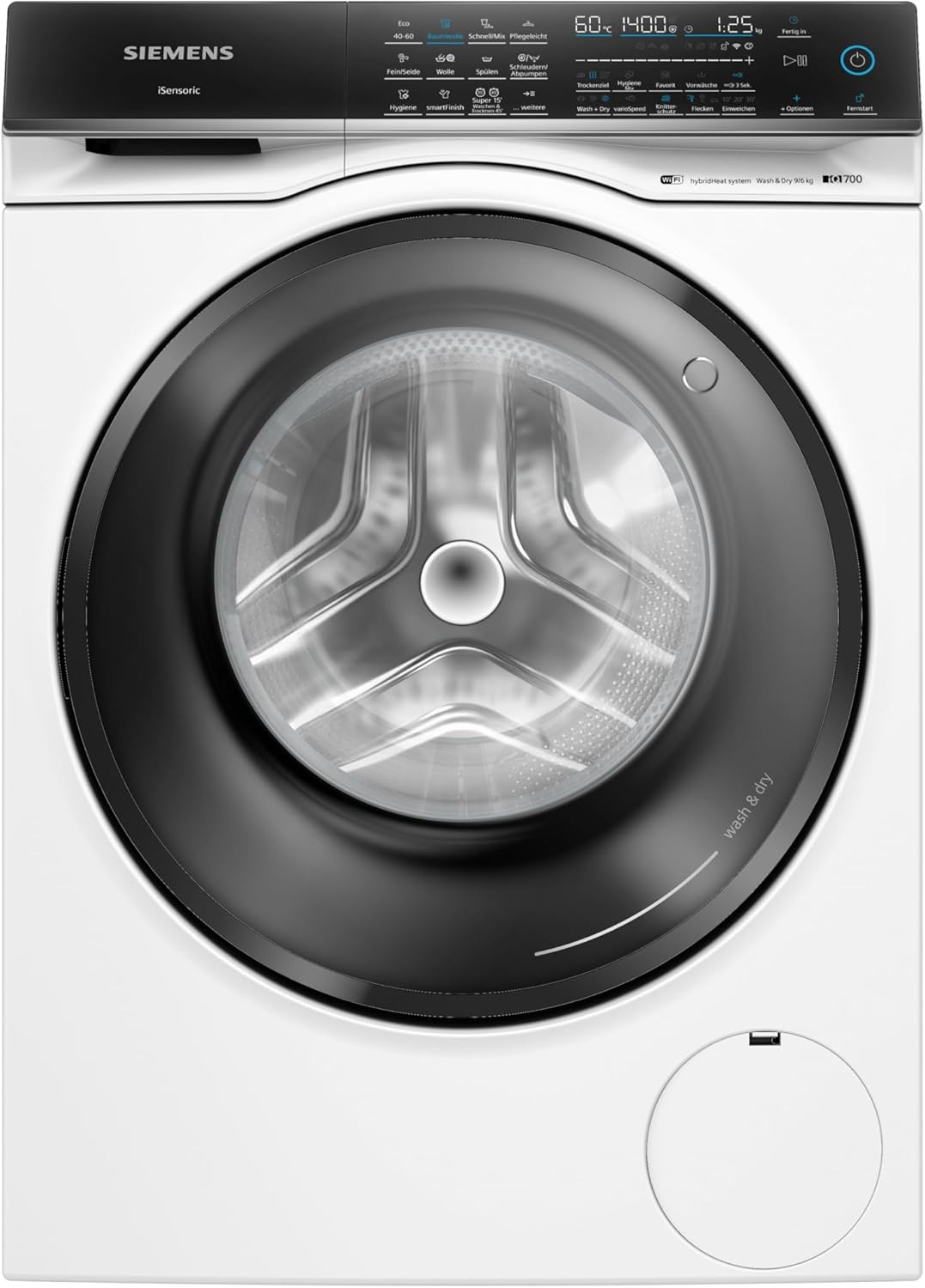 Siemens Waschtrockner,   iQ700 Waschtrockner 9 kg Waschen 6 kg Trocknen