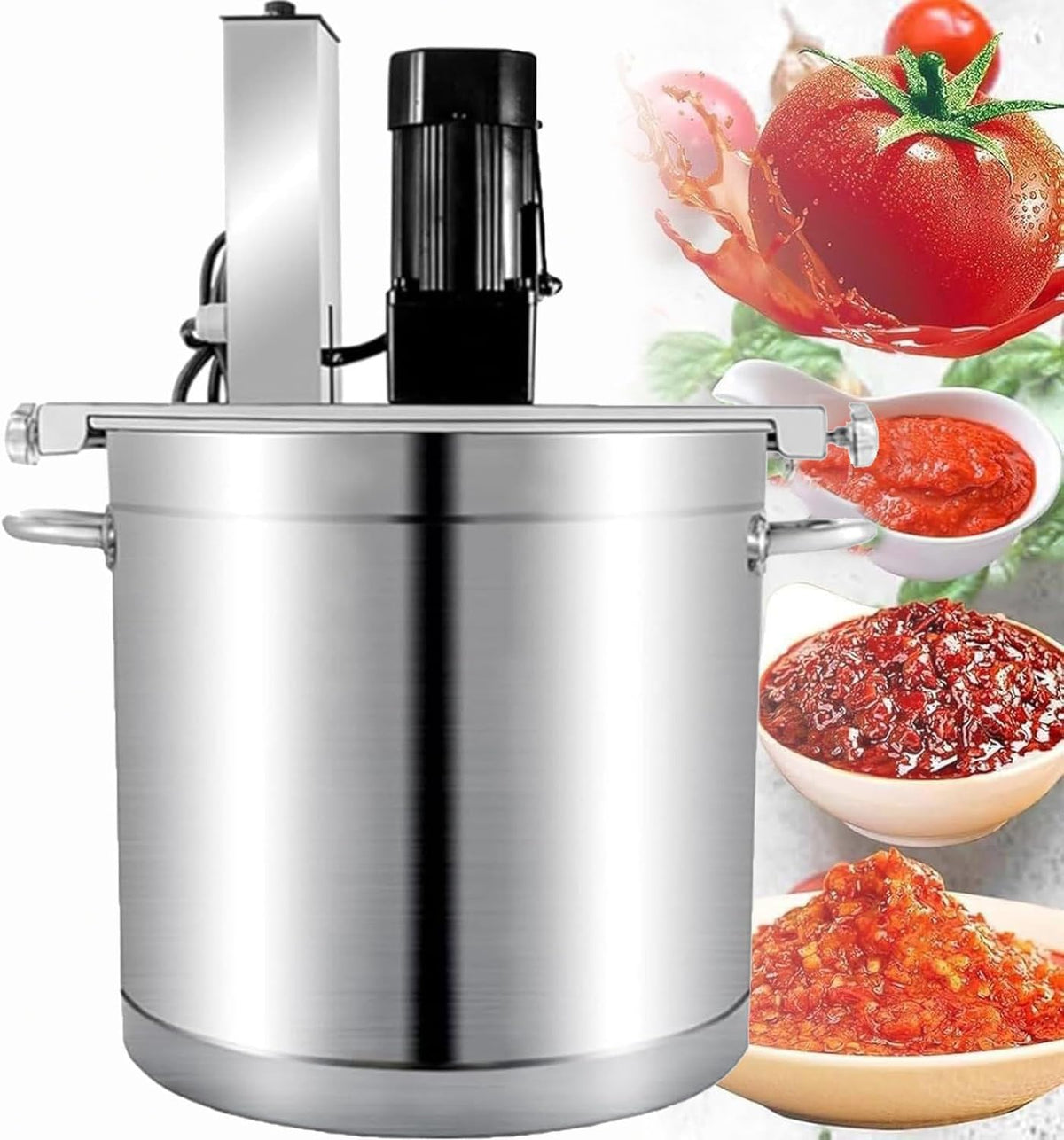 Generisch Suppenbereiter, Automatische Suppenrührmaschine, Einstellbare Geschwindigkeit Lebensmittelmixer für Hot Pot, Soße & Suppenzubereitung