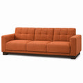 3-Sitzer Sofa Stoff Orange