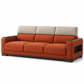3-Sitzer Sofa Stoff mit Massivholzrahmen
