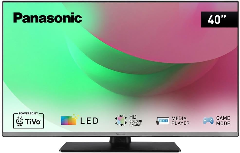 Panasonic Fernseher, TB-40S45AEZ, S45 Serie 40 Zoll Full HD LED Smart TV, 2024, TiVo, Google- und Alexa-Sprachsteuerung, Gaming-Modus, Media Player