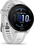 Garmin Running GPS-Geräte, Forerunner 165 43mm - Lauf-Smartwatch, 2' AMOLED Touchscreen, bis zu 11 Tage Akkulaufzeit, 25+ Sport-Apps