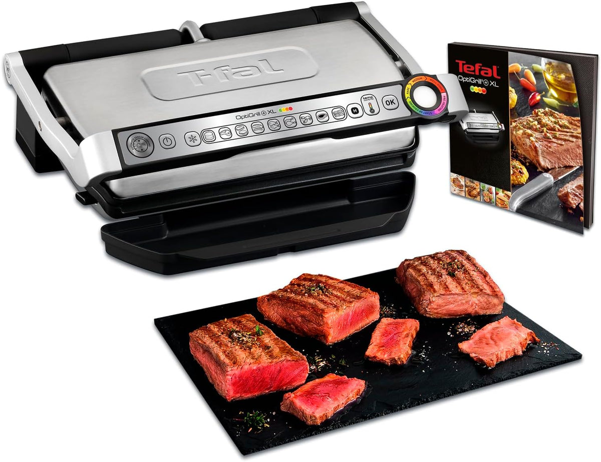 Tischgrill, OptiGrill+ XL Kontaktgrill, 9 Programme, manueller Modus, Tefal