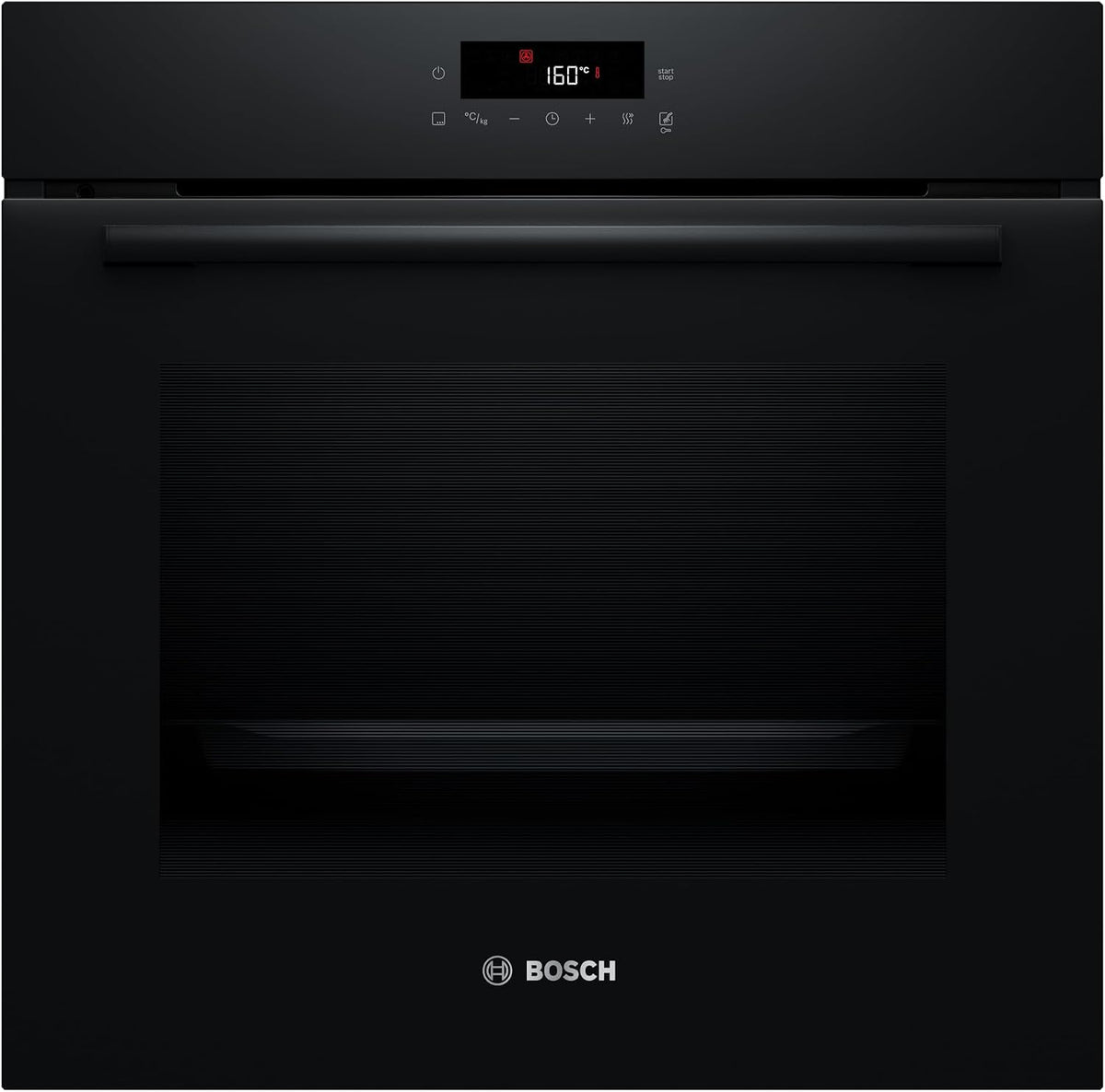 Bosch HBA571BB4 2 Serie Einbau- Backofen, 60 × 60 cm, 71 Liter Garraum, Pyrolyse-Selbstreinigung, AutoPilot 10 Programme, 3D-Heißluft