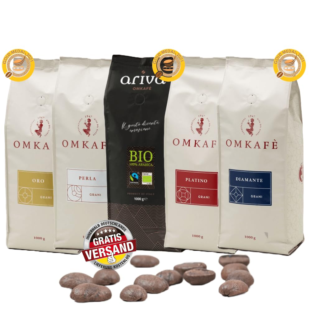 Atempause Kaffee Geröstete Bohnen, Omkafe Espresso Quintett