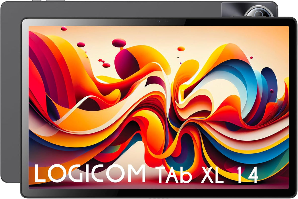 LOGICOM Tablet PCs, - Tab XXL 14, Tablet 14 Zoll Android 15, Octa-Core 1, 6 GHz, 128 GB