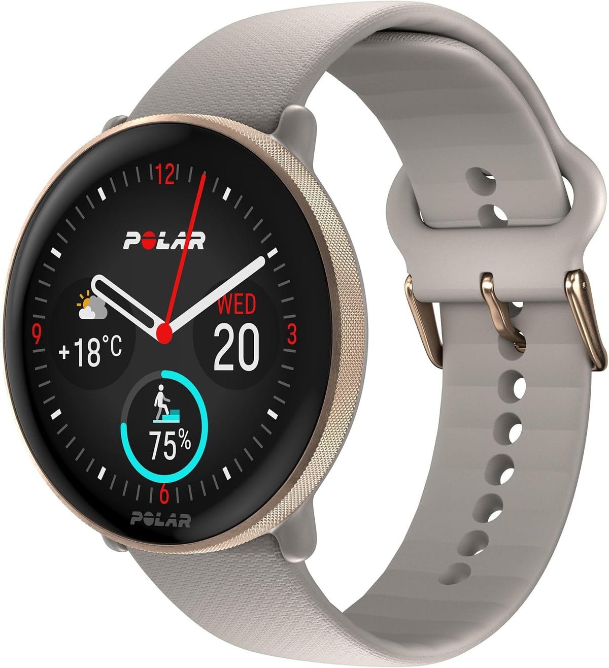 Polar Aktivitätstracker, Ignite 3 AMOLED GPS Fitness Smartwatch