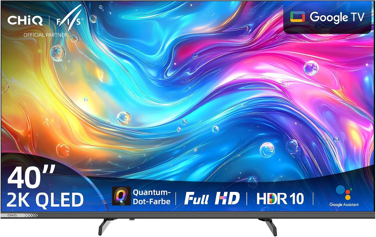 CHiQ L40QST 40 QLED HD Zoll Pro Full Fernseher, Google TV, HDR10