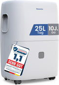 Newentor Luftentfeuchter, elektrisch 25L plus, Entfeuchter elektrisch keller, Raumentfeuchter elektrisch, Dehumidifiers for home für 215m³/80m²