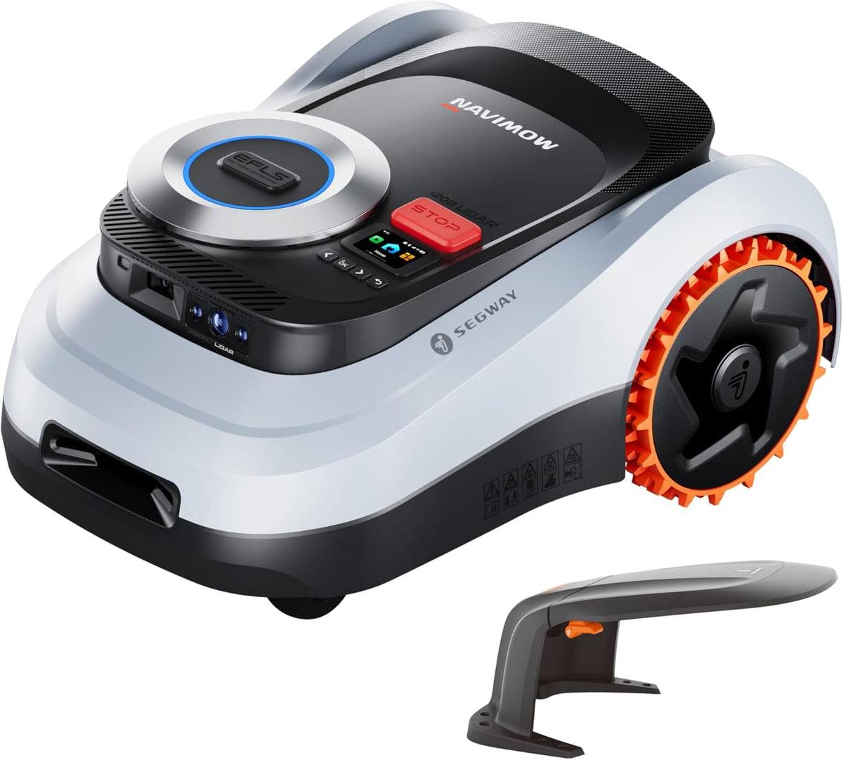 NAVIMOW i208 Segway LiDAR Mähroboter, mit Garage M, LiDAR + Vision, 800 m²