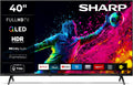 SHARP Fernseher,   40HE3745E QLED Fernseher 40 Zoll Smart TV Full HD Auflösung und