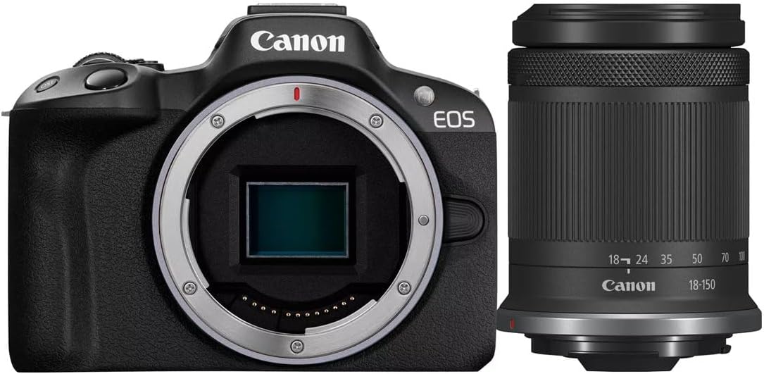 Canon EOS R50 RF-S 18-150mm STM Systemkamera + is Objektiv - Spiegellose Kamera ( Digitalkamera