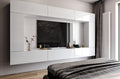 Schrank 8 Premium Wohnwand Wohnzimmer Set Teile - Wohnzimmer, BROMARKT