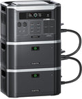 Voltark OUKITEL BP3000E 6144Wh Tragbare Powerstation, Notstromaggregat für Haus 3200W AC (6400W Spitze) Solargenerator