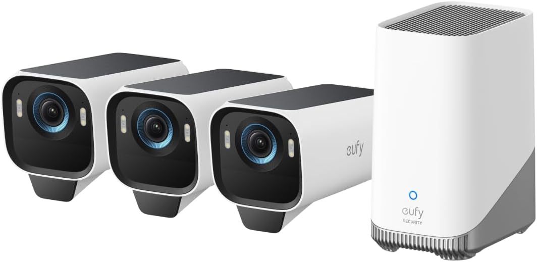 eufy Security S3 3- eufyCam Pro Kamera, Set, ohne Abo