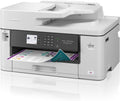 Brother MFC-J5340DW 4-in-1 Farb Tintenstrahl, Multifunktionsgerät (250 Blatt Papierkassette, Drucker, Scanner, Kopierer, Fax), Weiß, Mittel