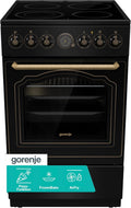 Gorenje GECS5B70CLB Classico Collection Stand Herd, Schwarz