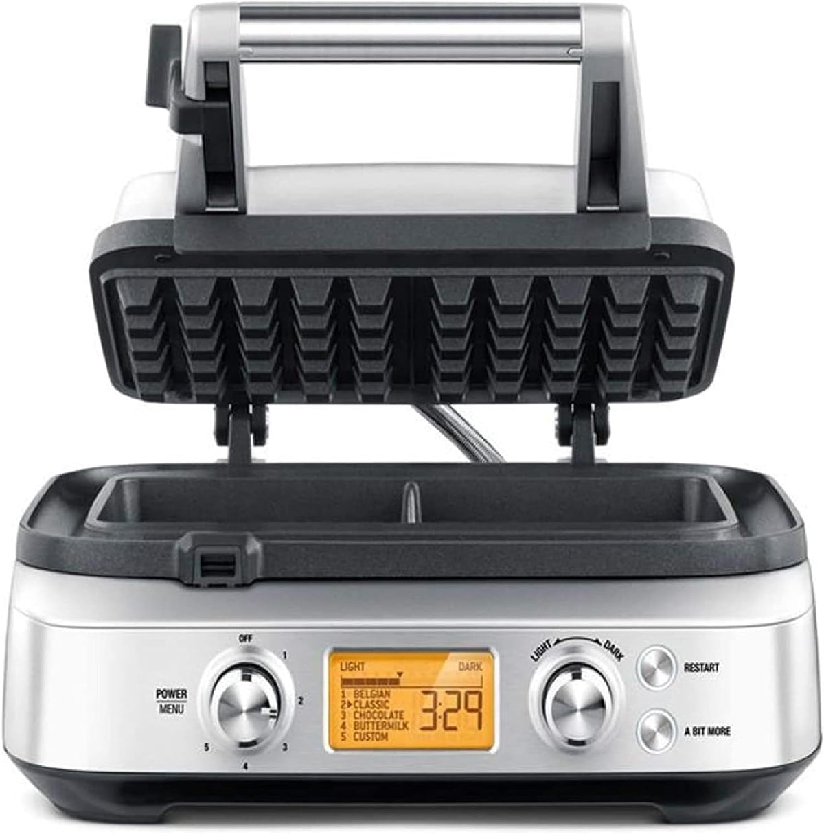Sage Waffeleisen,   The Smart Waffle Pro, Waffeleisen, Gebürsteter