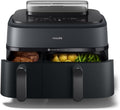 PHILIPS 5000 Steam Airfryer Heißluftfritteuse, Schwarz, 9 L