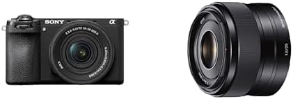 Sony Kompakte Systemkameras, Alpha 6700 Systemkamera (APS-C) mit 16, 50mm II Objektiv, KI-Autofokus, 5-Achsen-Stabilisierung, 4K 120p Video