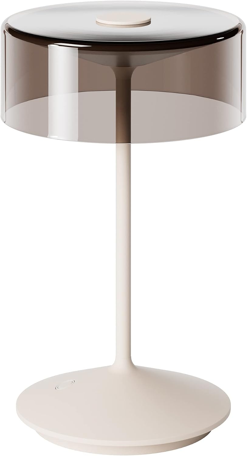 Tischlampen, IP54 spritzwassergeschützt, Höhe 26, 5 cm, aufladbar mit Easy Connect, 12 h Leuchtdauer, dünenbeige, SIGOR