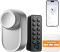 SwitchBot WLAN Smart Lock Ultra mit Touchscreen-Tastatur Türriegelschlösser, Smartes Türschloss, Elektronisches Türschloss, Türöffner per App