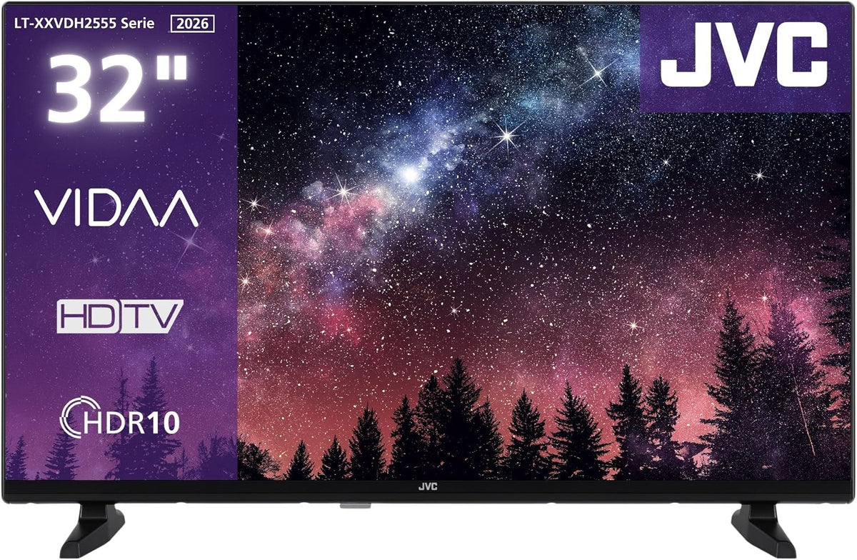 JVC Fernseher,   LT-32VDH2555 Fernseher 32 Zoll VIDAA Smart TV mit HD-Ready