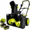 KPOUYYDS Schneefräsen, 3500W Brushless, 50 cm Räumbreite, 40V Leistung