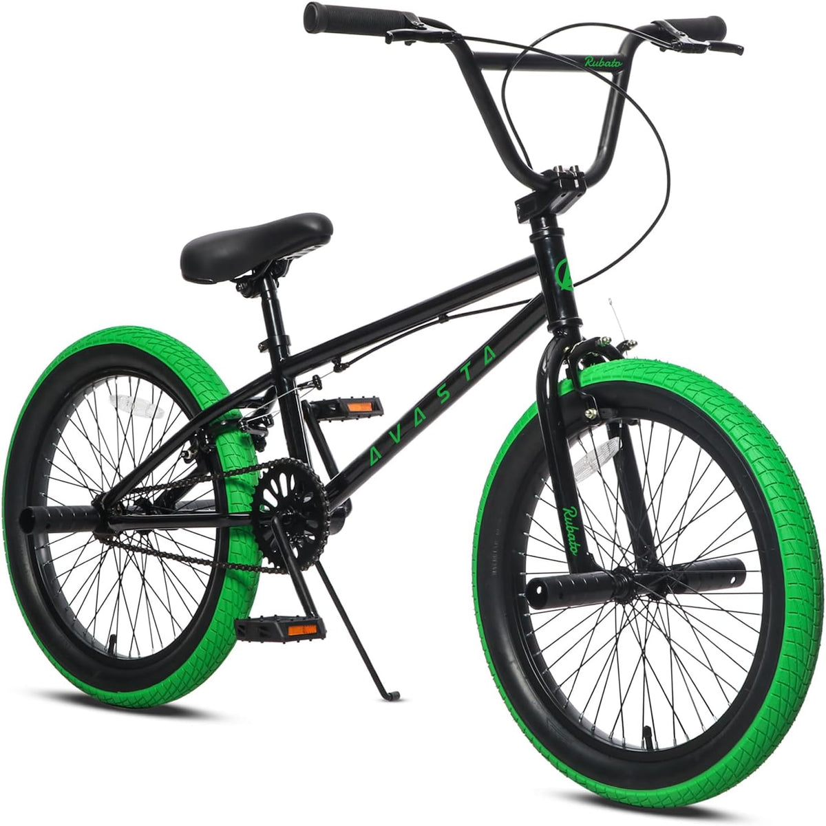 AVASTA 18 20 Rubato Zoll Freestyle, BMX Kinderfahrrad für Anfänger ab 5 Jahren, Mehrfarbig