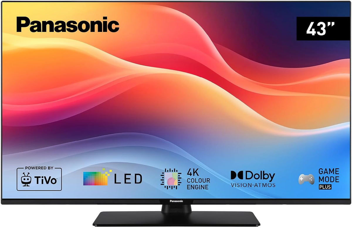 Panasonic Fernseher, TB-43W61AEZ, W61 Serie, 43 Zoll, 4K Ultra HD LED Smart TV, 2025, TiVo, Dolby Vision & Atmos, Game Mode Plus