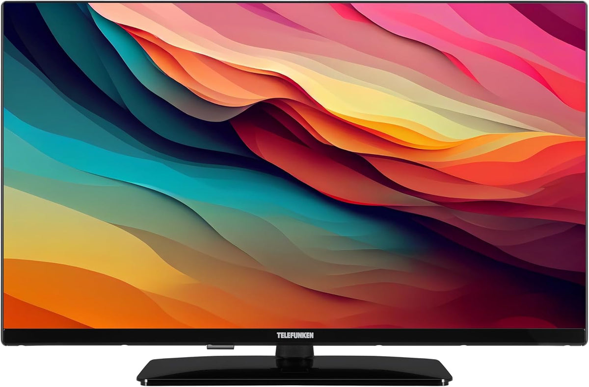 TELEFUNKEN Fernseher,   XH32N750M Fernseher, 32 Zoll, HD-Ready LED TV mit 800 Mm Bildschirmdiagonale und Integriertem Triple-Tuner, Schwarz