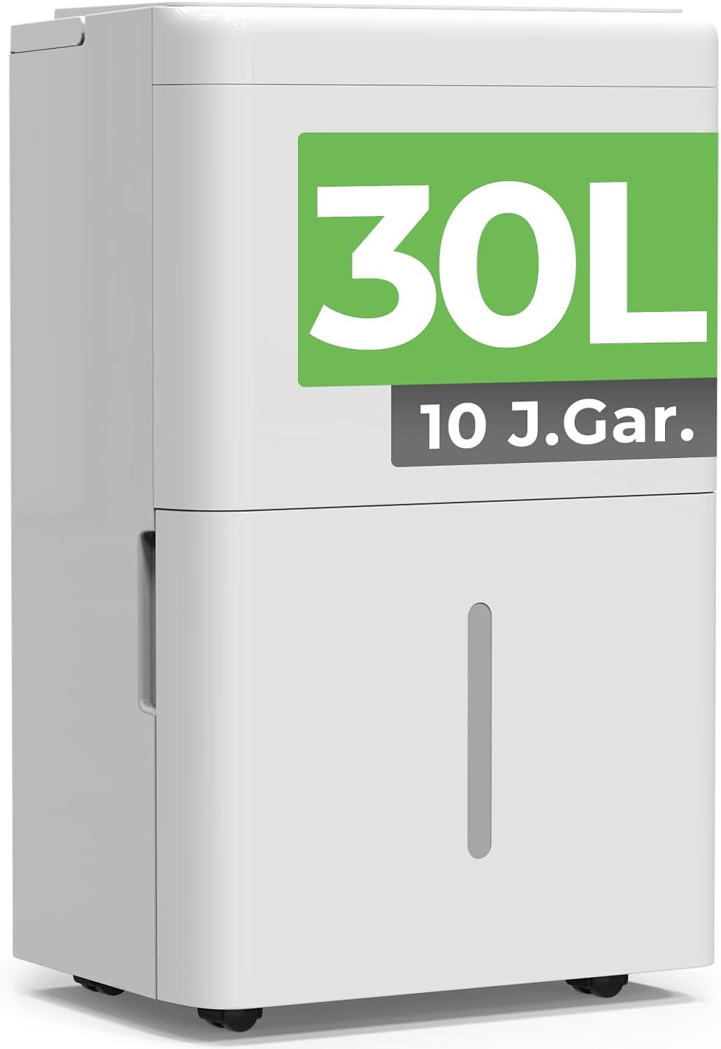 WoleixKlima Luftentfeuchter, elektrisch 30 L, Entfeuchter elektrisch, Filter, Timer, 10 J. Gar