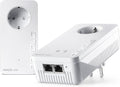 Devolo PowerLAN-Adapter, Magic 2 WiFi 6 Next Starter Kit, WLAN Powerline Adapter, bis zu 3.000 Mbit/s über Wi-Fi 6, Mesh WLAN Steckdose