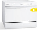 Tischgeschirrspüler 6 Mini Geschirrspüler Maßgedecke, EEK D 47 dB, Midea