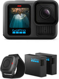 GoPro Actionkameras, HERO13 Black Action Bundle (Exklusiv bei Amazon), Enthält 2 Enduro-Akkus und eine wasserdichte Auslöserfernbedienung