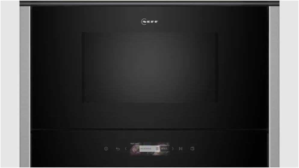 Neff NR4WR21N1 N70 Einbau- Mikrowelle, Full Touch TFT-Display, Automatikprogramme, Easy Clean, LED-Innenbeleuchtung, Edelstahl