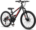 Glerc 20-24-Zoll Skyline Kinder Mountainbike, für Jungen Mädchen, Kinderfahrrad für 6-18 Jahre alte Teenager