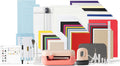Cricut Bastel- & Malmaterialien, Explore® 5 Essential Bundle + Digitale Inhalte. Intelligente Schneidemaschine