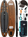 BEYOND MARINA SUP-Board, Premium Stand Up Paddling Board, Paddle Board aufblasbar für Surfboard & Wassersport, mit Sitz, 2-in-1 Paddel, Pumpe