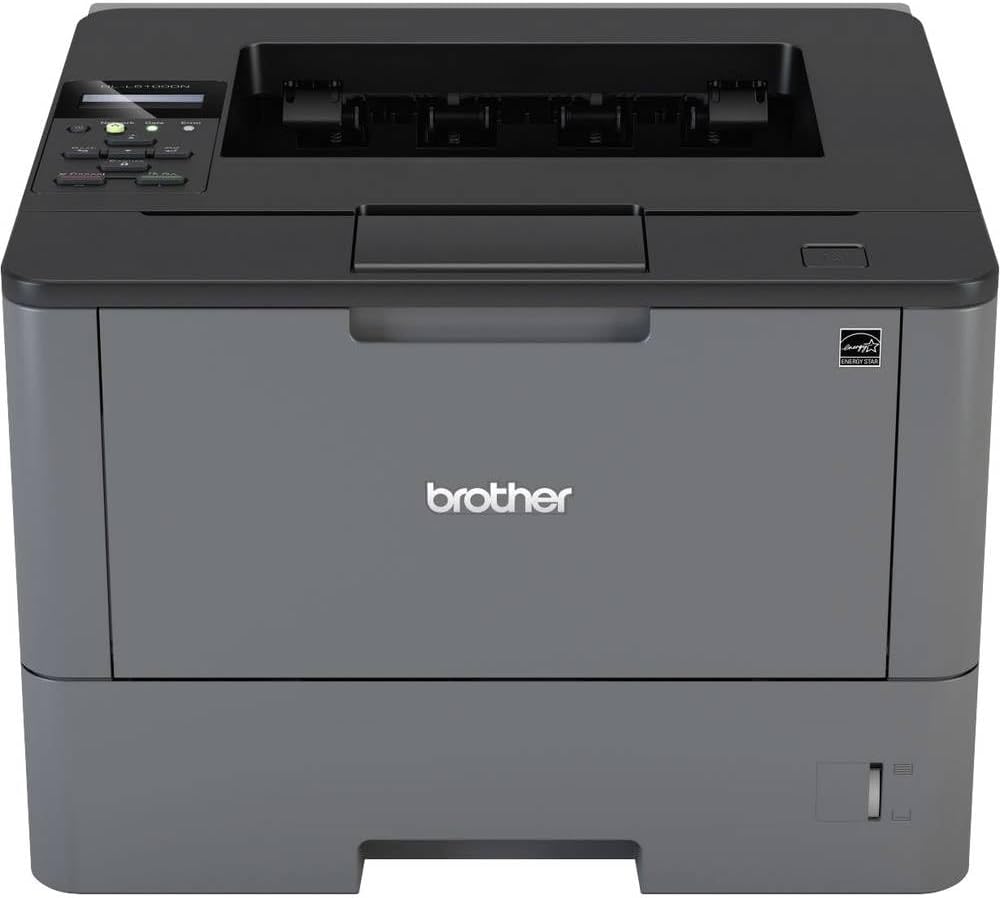 Brother HL-L5100DN Mono- Laserdrucker, (A4, 40 Seiten/min, 1200 × 1200 DPI, LAN, Duplex) schwarz